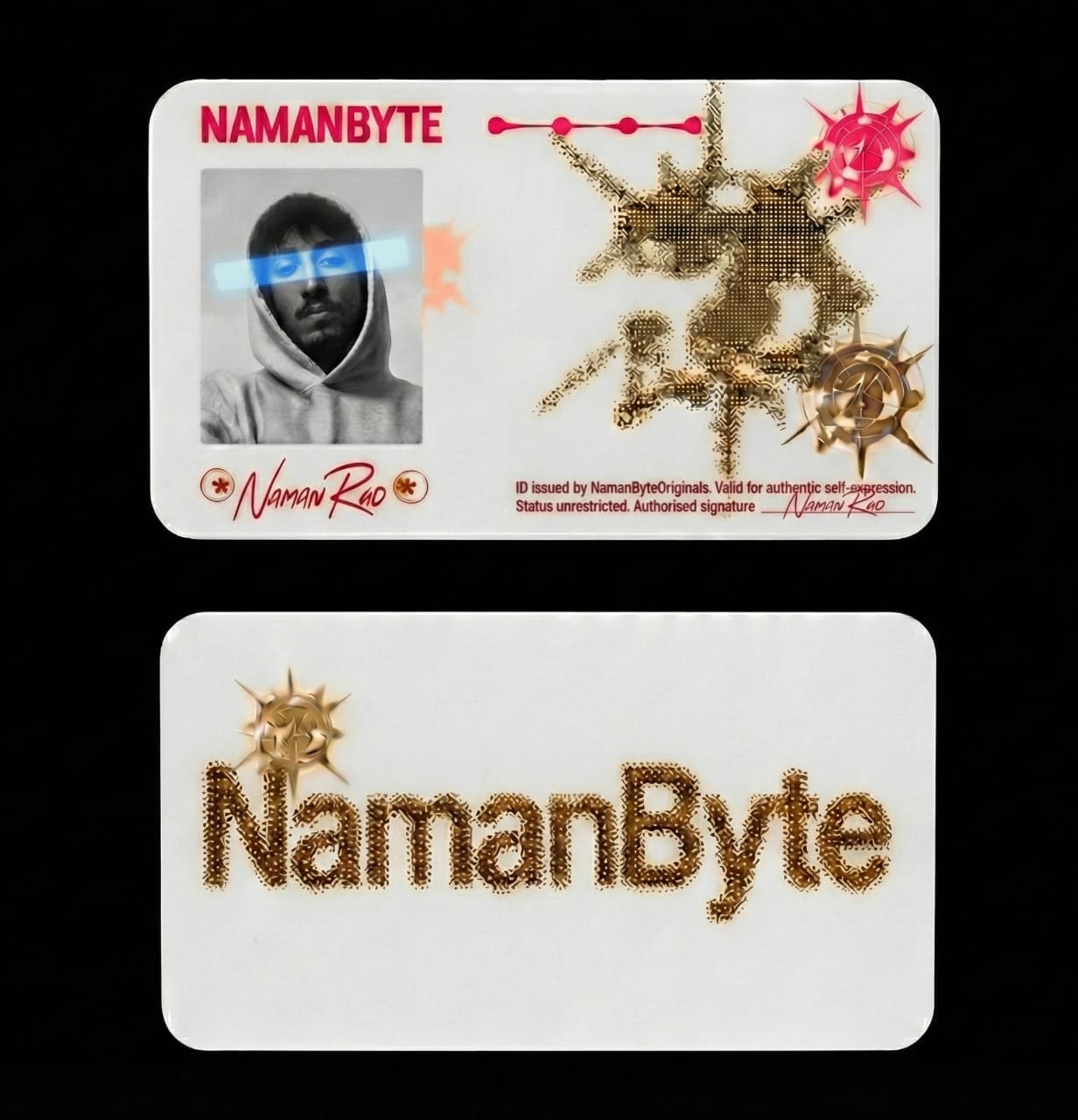 NamanByte Identity Card